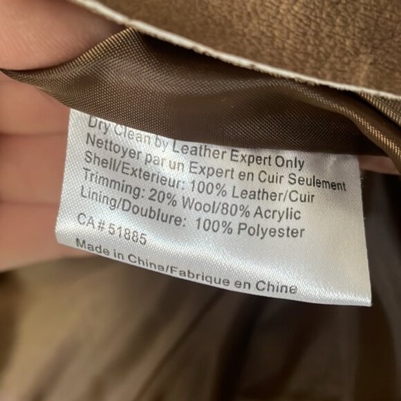 Bod and Christensen brown suede leather jacket size L - Picture 6 of 7